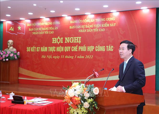 Nâng cao hiệu quả công tác nội chính, phòng, chống tham nhũng Chú thích ảnh