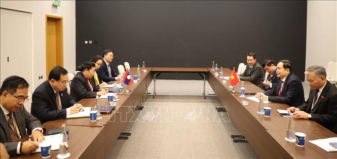 Phó Chủ tịch Quốc hội Trần Thanh Mẫn gặp lãnh đạo IPU Chú thích ảnh