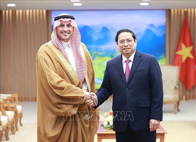 Thủ tướng Phạm Minh Chính tiếp Đại sứ Saudi Arabia tại Việt Nam Chú thích ảnh
