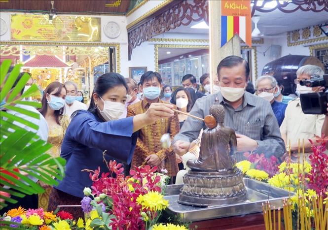 Lễ hội đón Tết cổ truyền Lào, Thái Lan, Campuchia... tại TP Hồ Chí Minh Chú thích ảnh