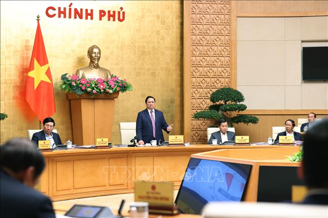 Nghị quyết phiên họp Chính phủ thường kỳ tháng 3/2022 Chú thích ảnh