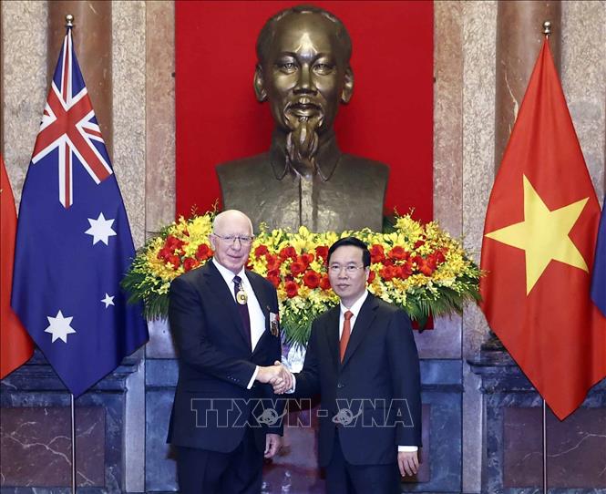 Toàn quyền Australia kết thúc tốt đẹp chuyến thăm cấp Nhà nước tới Việt Nam Chú thích ảnh