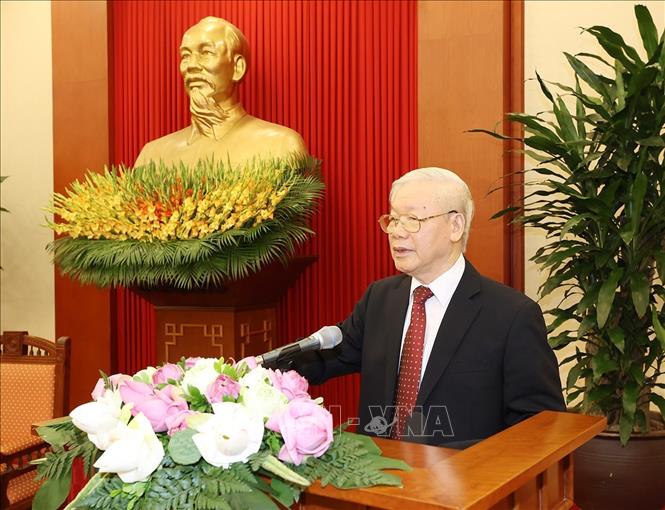 Thư chúc mừng năm mới hai nước Lào và Campuchia Chú thích ảnh