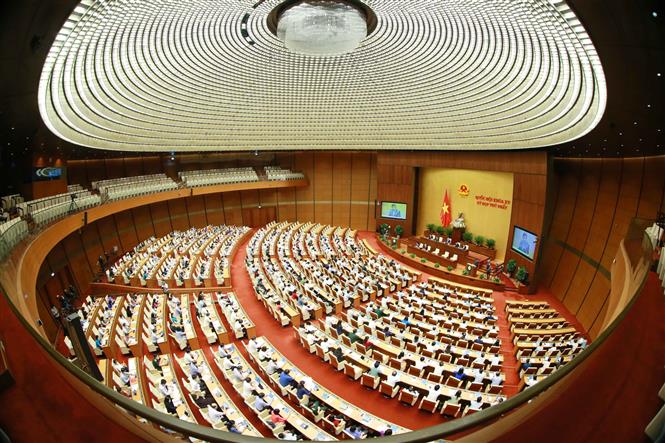 Khai mạc Kỳ họp thứ 3, Quốc hội khóa XV Chú thích ảnh