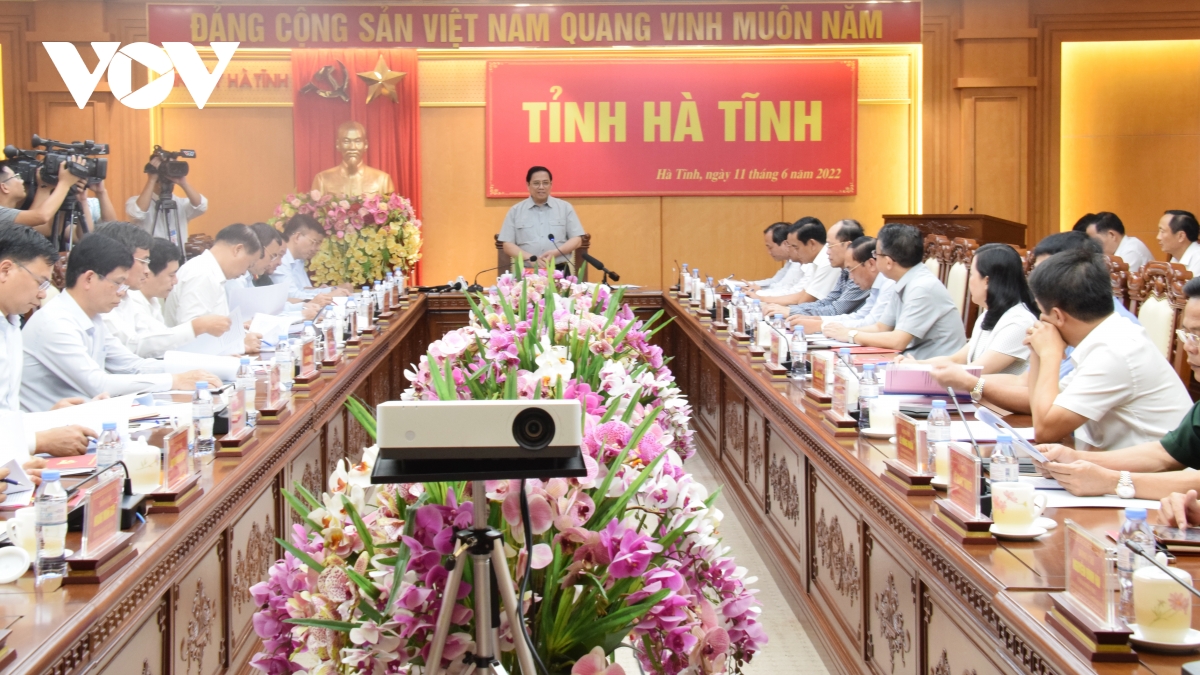 thu tuong pham minh chinh lam viec voi thuong vu tinh uy ha tinh hinh anh 3