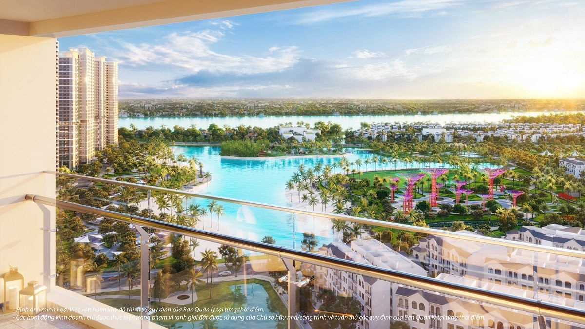Tầm view sông và công viên triệu đô ngay trước mắt Tầm view sông và công viên triệu đô ngay trước mắt