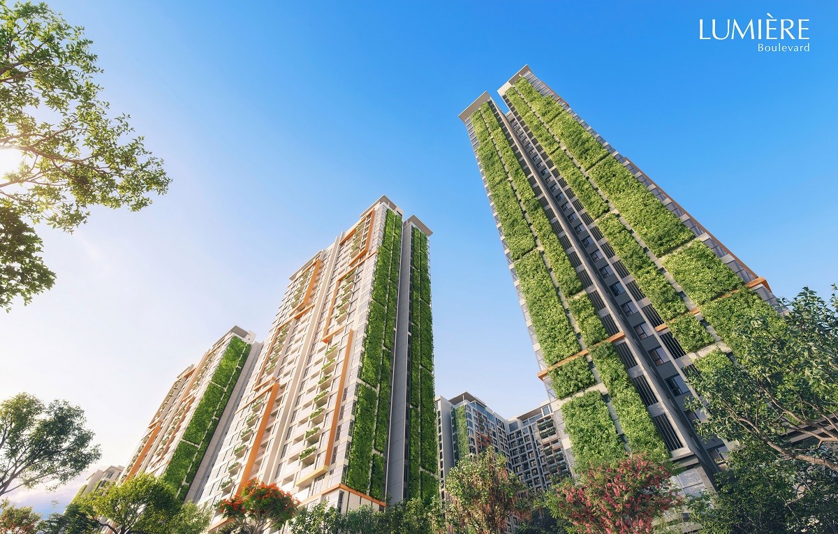 LUMIÈRE Boulevard dự án có kiến trúc xanh 3D hàng đầu Việt Nam LUMIÈRE Boulevard dự án có kiến trúc xanh 3D hàng đầu Việt Nam