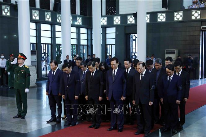 Tổ chức trọng thể Lễ tang nguyên Phó Thủ tướng Chính phủ Vũ Khoan Chú thích ảnh
