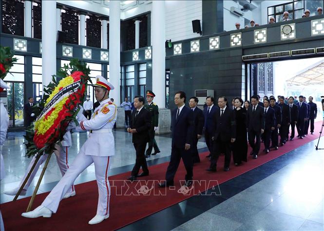 Tổ chức trọng thể Lễ tang nguyên Phó Thủ tướng Chính phủ Vũ Khoan Chú thích ảnh