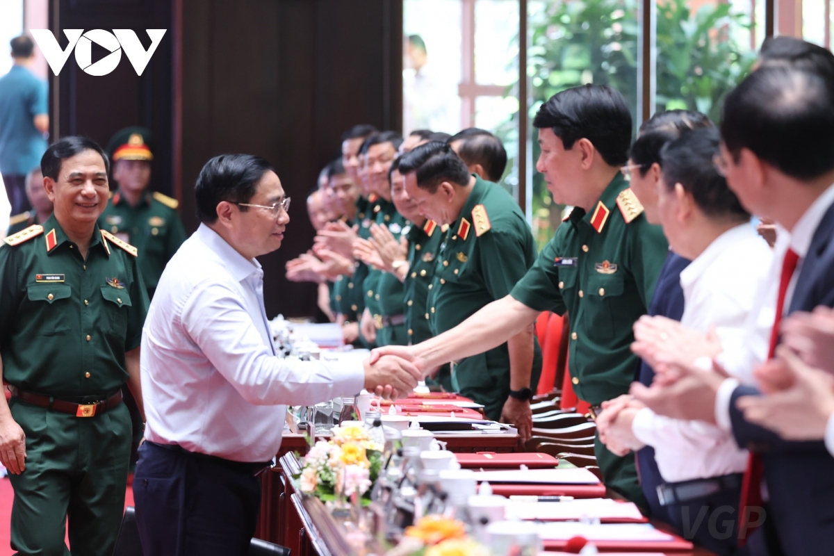 thu tuong pham minh chinh du va phat bieu tai hoi nghi quan chinh toan quan hinh anh 2