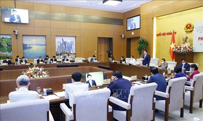 Phiên họp thứ hai Ban Chỉ đạo xây dựng các chuyên đề thuộc đề án chiến lược xây dựng và hoàn thiện nhà nước pháp quyền XHCN Việt Nam Chú thích ảnh