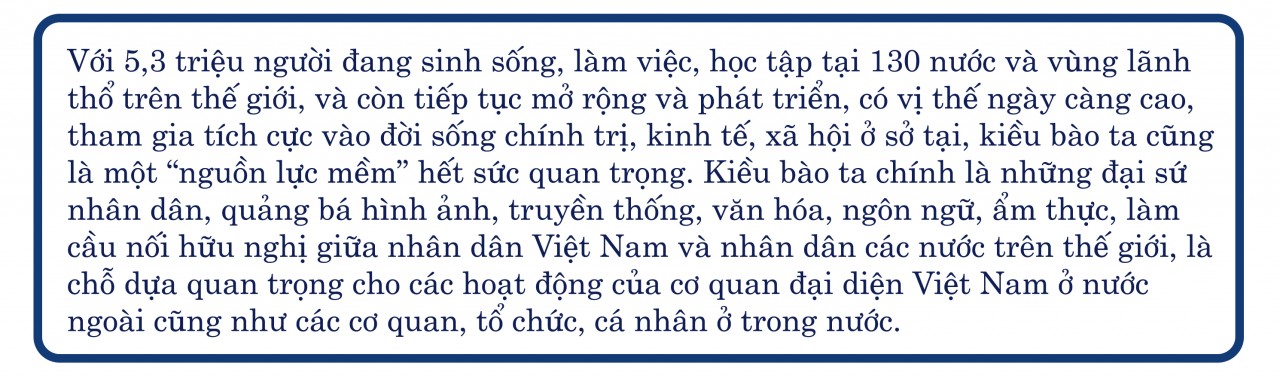 5 công tác trọng tâm về đồng bào ta ở nước ngoài