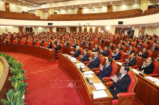 Tổng Bí thư: Tiếp tục thực hiện những vấn đề lớn ở tầm mức mới với quyết sách mới Chú thích ảnh