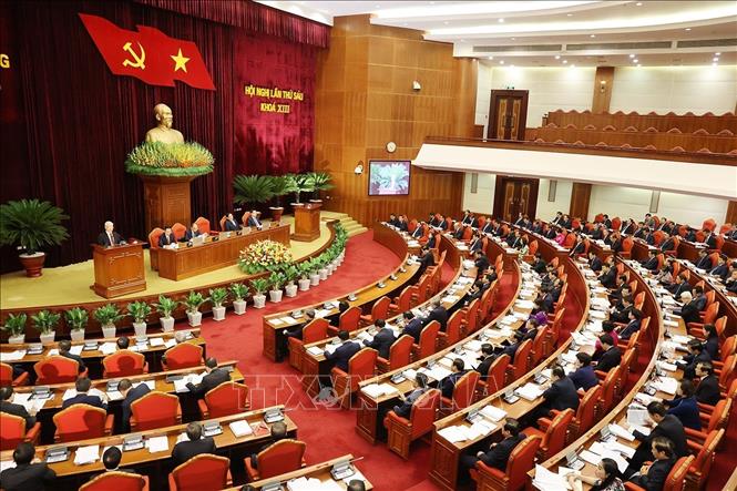 Tổng Bí thư: Tiếp tục thực hiện những vấn đề lớn ở tầm mức mới với quyết sách mới Chú thích ảnh