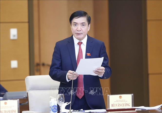 Chủ tịch Quốc hội Vương Đình Huệ: Thống nhất nhận thức, hành động, triển khai hiệu quả hoạt động giám sát Chú thích ảnh