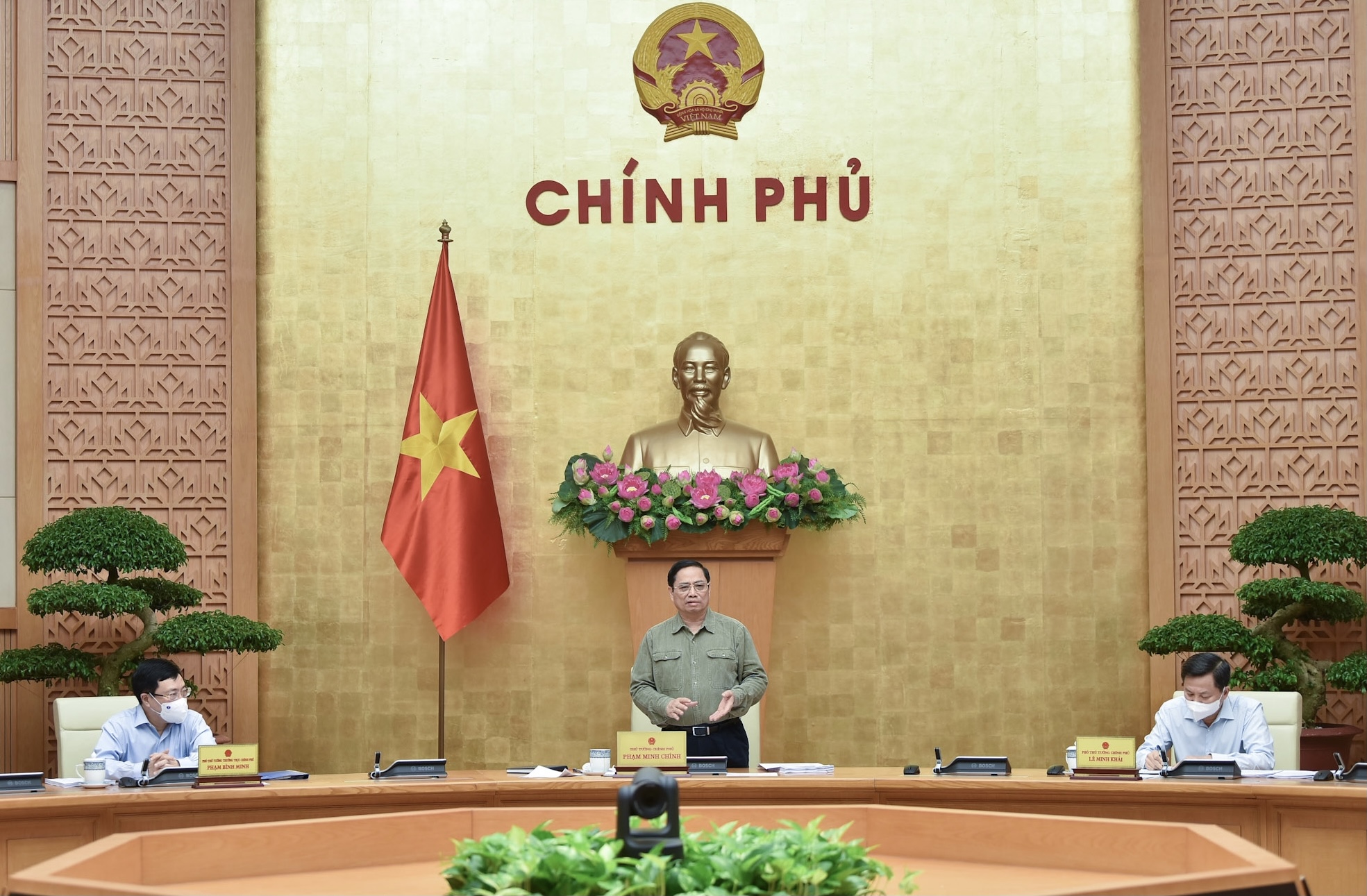 Thủ tướng Phạm Minh Chính chủ trì phiên họp Chính phủ thường kỳ tháng 10/2021 Thủ tướng Phạm Minh Chính chủ trì phiên họp Chính phủ thường kỳ tháng 10/2021