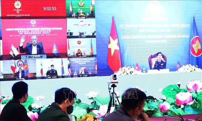 ADMM hẹp: Tăng cường lòng tin và xây dựng nhận thức chung về các vấn đề an ninh khu vực Chú thích ảnh