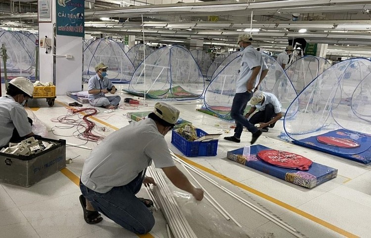 Doanh nghiệp FDI của Mỹ đã nỗ lực vượt qua khó khăn trong đợt bùng phát thứ tư của dịch COVID-19 tại Việt Nam - Ảnh minh họa Doanh nghiệp FDI của Mỹ đã nỗ lực vượt qua khó khăn trong đợt bùng phát thứ tư của dịch COVID-19 tại Việt Nam - Ảnh minh họa