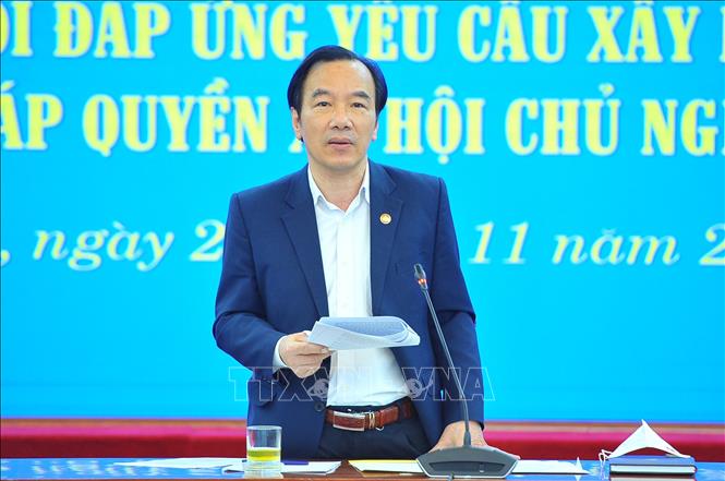 Phát huy vai trò của MTTQ Việt Nam trong xây dựng Nhà nước pháp quyền Chú thích ảnh