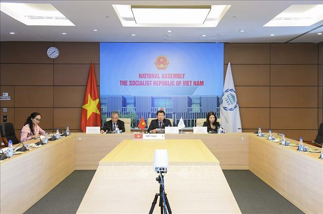 Việt Nam chủ trì cuộc họp trực tuyến Nhóm ASEAN + 3 của Liên minh Nghị viện Thế giới Chú thích ảnh