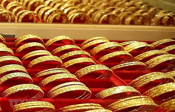 Giá vàng trong nước tuần qua cũng biến động khá mạnh - Ảnh minh họa.