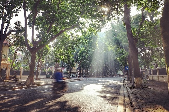 Hà Nội đêm và sáng trời rét, ngày nắng - Ảnh minh họa. Hà Nội đêm và sáng trời rét, ngày nắng - Ảnh minh họa.