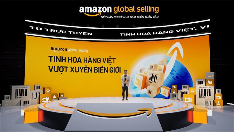 Ông Gijae Seong, Giám đốc Điều hành Amazon Global Selling Việt Nam phát biểu tại sự kiện. Ông Gijae Seong, Giám đốc Điều hành Amazon Global Selling Việt Nam phát biểu tại sự kiện.