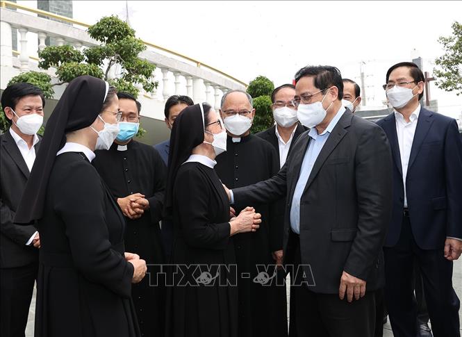 Thủ tướng chúc mừng Noel 2021 các chức sắc, đồng bào Công giáo tại Bà Rịa - Vũng Tàu Chú thích ảnh