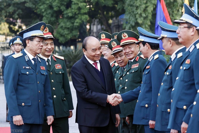 Chủ tịch nước dự Gặp mặt kỷ niệm 50 năm Chiến thắng “Hà Nội - Điện Biên Phủ trên không” Chủ tịch nước dự Gặp mặt kỷ niệm 50 năm Chiến thắng “Hà Nội - Điện Biên Phủ trên không” ảnh 1