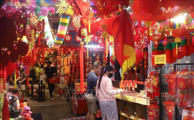 Singapore: Không khí đón năm mới nhộn nhịp ngập tràn trên những con phố trung tâm Singapore: Không khí đón năm mới nhộn nhịp ngập tràn trên những con phố trung tâm