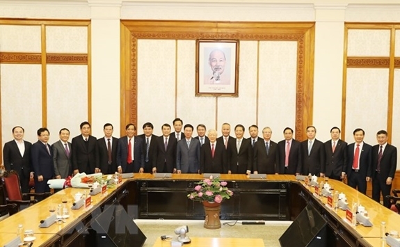 Tổng Bí thư, Chủ tịch nước Nguyễn Phú Trọng trao quyết định phân công Ủy viên Bộ Chính trị Tổng Bí thư, Chủ tịch nước Nguyễn Phú Trọng trao quyết định phân công Ủy viên Bộ Chính trị