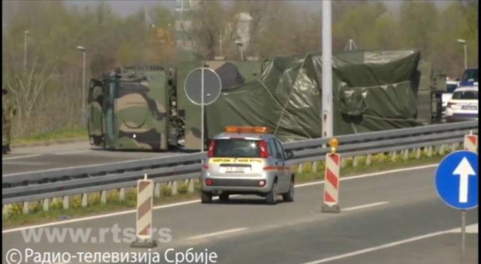 Tên lửa phòng không Pantsir-S1 gặp nạn ở Serbia Tên lửa phòng không Pantsir-S1 gặp nạn ở Serbia