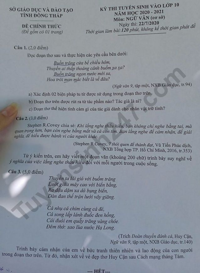 undefined 4154 dap an de thi ngu van tuyen sinh lop 10 vao thpt tinh dong thap1