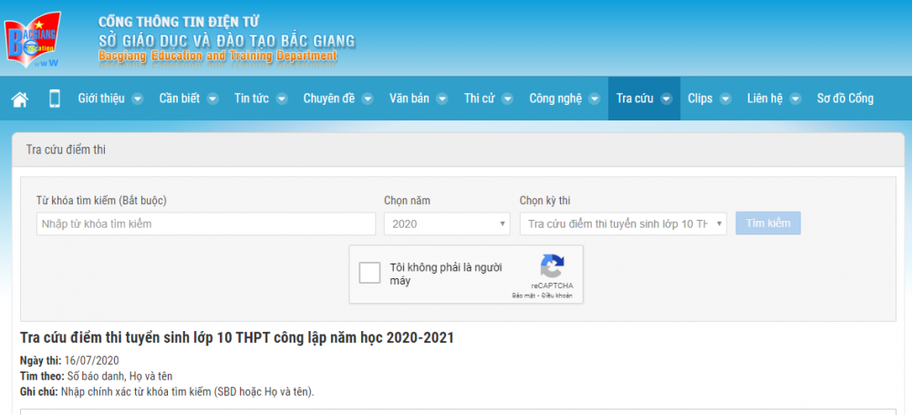 undefined 1208 diem tuyen sinh lop 10 vao thpt bac giang