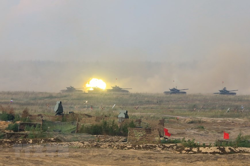 Cận cảnh màn khai hỏa tại cuộc tập trận Zapad-2021 Cận cảnh màn khai hỏa tại cuộc tập trận Zapad-2021