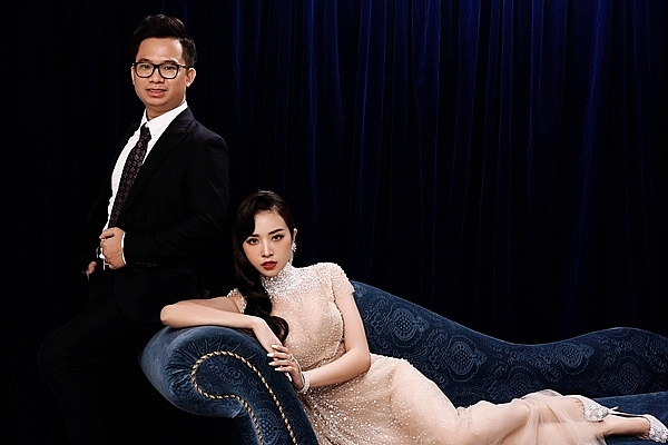 Chân dung Á hậu Thúy An đeo 13 cây vàng trong lễ cưới