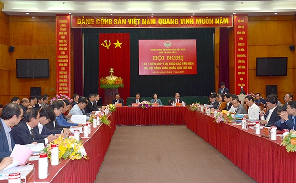 Ban Dân vận Trung ương đã phối hợp tổ chức 24 cuộc lấy ý kiến nhân dân góp ý các dự thảo văn kiện Đại hội đại biểu toàn quốc lần thứ XIII của Đảng -  Ảnh: PC