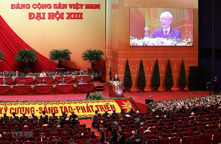 Khai mạc ĐH Đảng XIII: Đẩy mạnh toàn diện, đồng bộ công cuộc đổi mới Khai mạc ĐH Đảng XIII: Đẩy mạnh toàn diện, đồng bộ công cuộc đổi mới