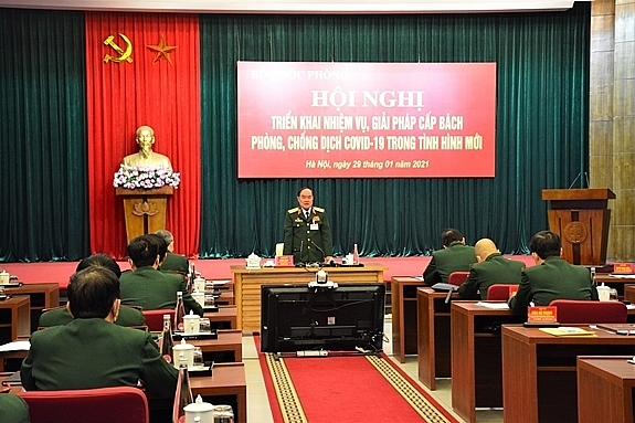 Bộ Quốc phòng tổ chức Hội nghị Triển khai nhiệm vụ, giải pháp cấp bách phòng, chống dịch COVID-19 Bộ Quốc phòng tổ chức Hội nghị Triển khai nhiệm vụ, giải pháp cấp bách phòng, chống dịch COVID-19