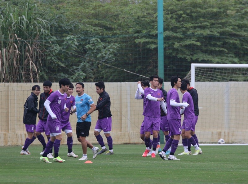 ĐT Việt Nam trở lại tập luyện sau AFF Cup 2020 ĐT Việt Nam trở lại tập luyện sau AFF Cup 2020