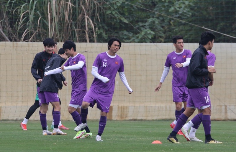 ĐT Việt Nam trở lại tập luyện sau AFF Cup 2020 ĐT Việt Nam trở lại tập luyện sau AFF Cup 2020