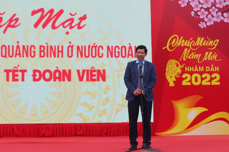 Phó Chủ tịch UBND tỉnh Quảng Bình Hồ An Phong phát biểu tại buổi gặp mặt Phó Chủ tịch UBND tỉnh Quảng Bình Hồ An Phong phát biểu tại buổi gặp mặt