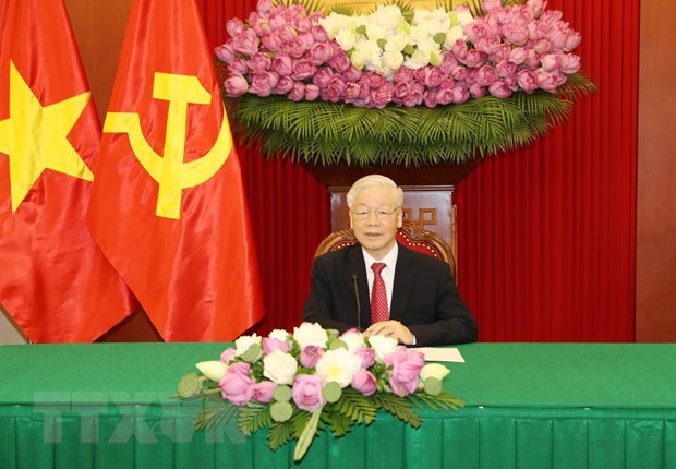 Tổng Bí thư Việt Nam và Trung Quốc gửi Thư Chúc mừng Năm mới Nhâm Dần hình ảnh 1 Tong Bi thu Viet Nam va Trung Quoc gui Thu Chuc mung Nam moi Nham Dan hinh anh 1