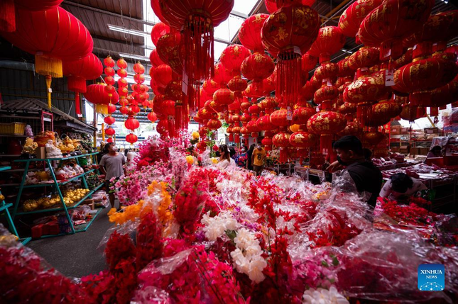 Châu Á trang hoàng rực rỡ, người dân nô nức mua sắm chuẩn bị đón năm Dần Châu Á trang hoàng rực rỡ, người dân nô nức mua sắm chuẩn bị đón năm Dần ảnh 6