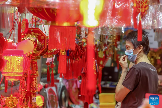 Châu Á trang hoàng rực rỡ, người dân nô nức mua sắm chuẩn bị đón năm Dần Châu Á trang hoàng rực rỡ, người dân nô nức mua sắm chuẩn bị đón năm Dần ảnh 16