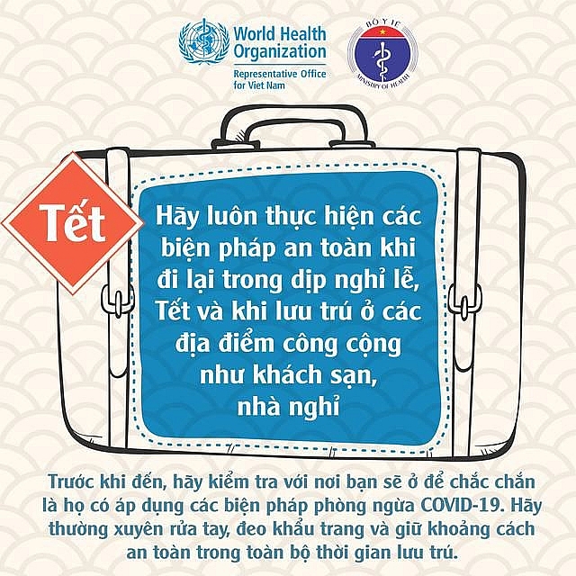 WHO, Bộ Y tế khuyến cáo cách đón Tết an toàn trong mùa dịch