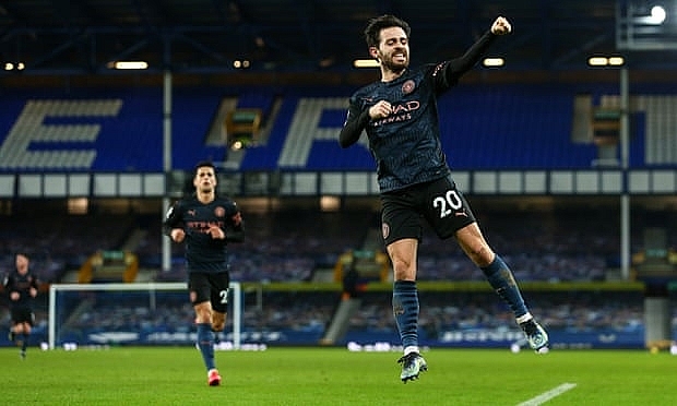 Kết quả, Bảng xếp hạng (BXH) Ngoại hạng Anh ngày 18/2: Đại thắng Everton, Man City bỏ xa MU mấy điểm?