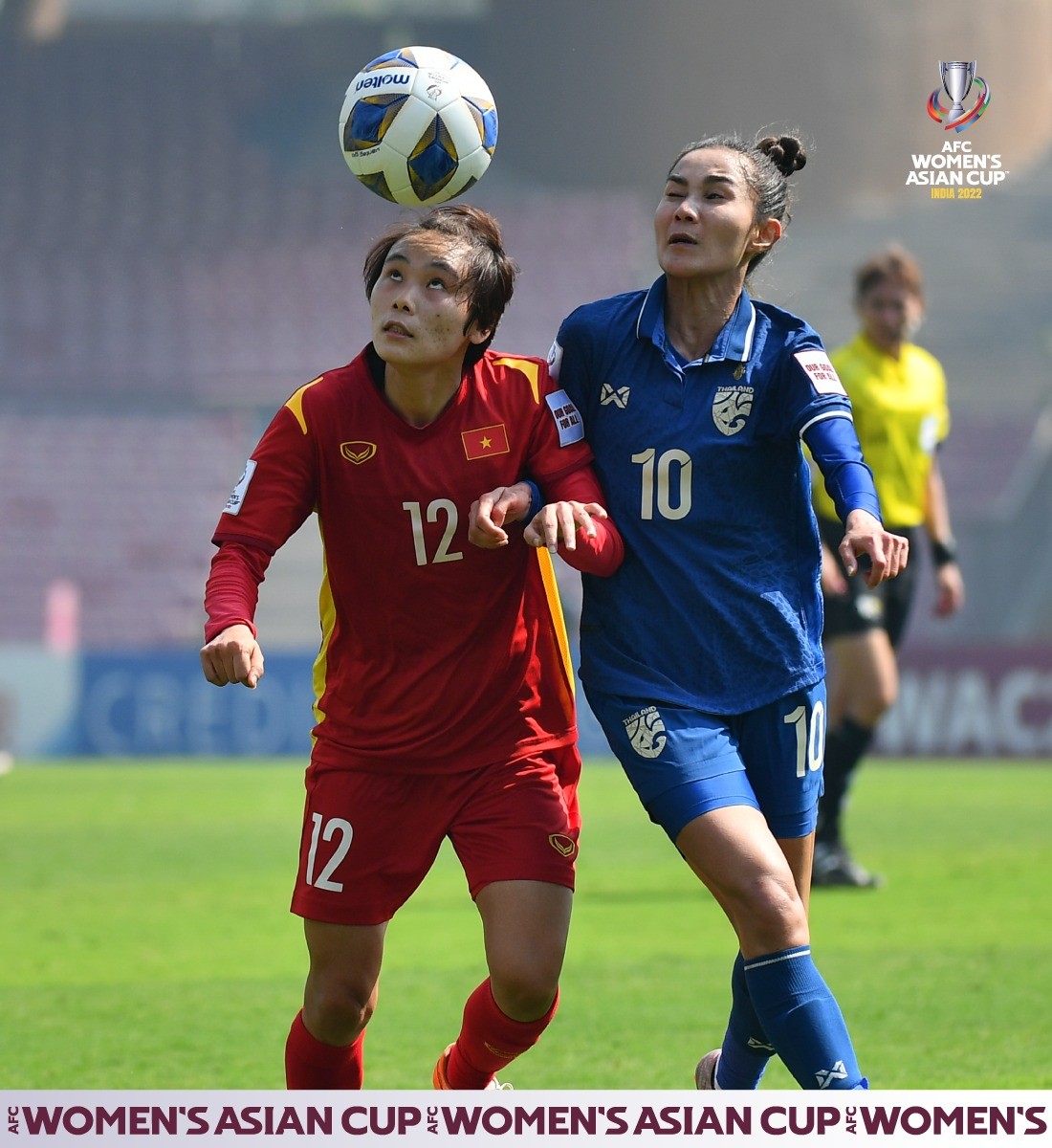 Thắng đậm Thái Lan, tuyển nữ Việt Nam chạm một tay vào tấm vé dự World Cup 2023 Thắng đậm Thái Lan, tuyển nữ Việt Nam chạm một tay vào tấm vé dự World Cup 2023