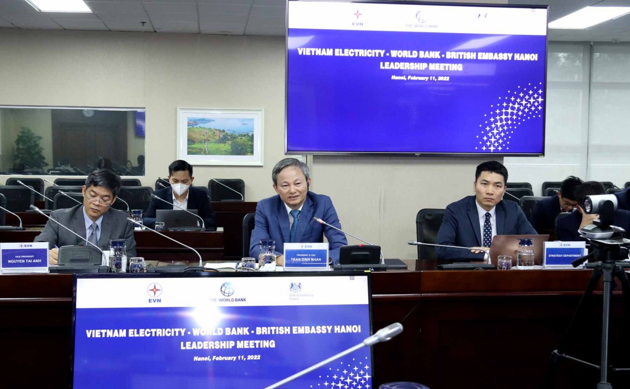 TGĐ EVN Trần Đình Nhân làm việc với Giám đốc WB tại Việt Nam TGĐ EVN Trần Đình Nhân làm việc với Giám đốc WB tại Việt Nam