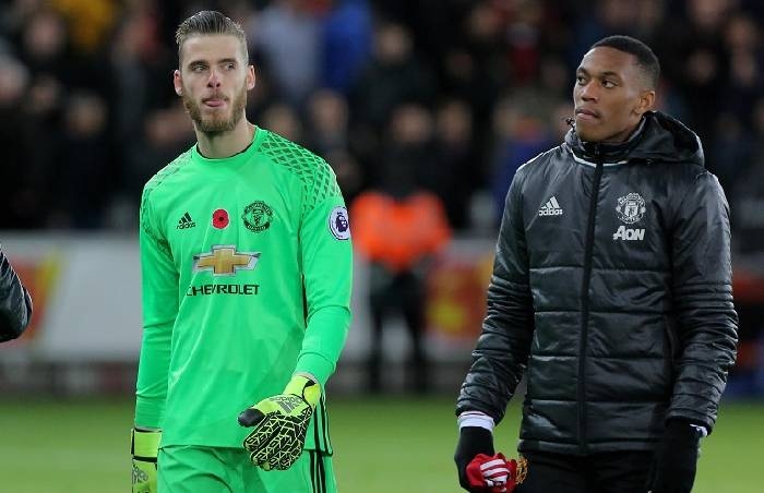 David de Gea và Anthony Martial đều không có tên trong danh sách đăng ký thi đấu của MU David de Gea và Anthony Martial đều không có tên trong danh sách đăng ký thi đấu của MU